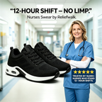 12-Hour Shift Shoes for All-Day Foot, Knee & Back Pain Relief