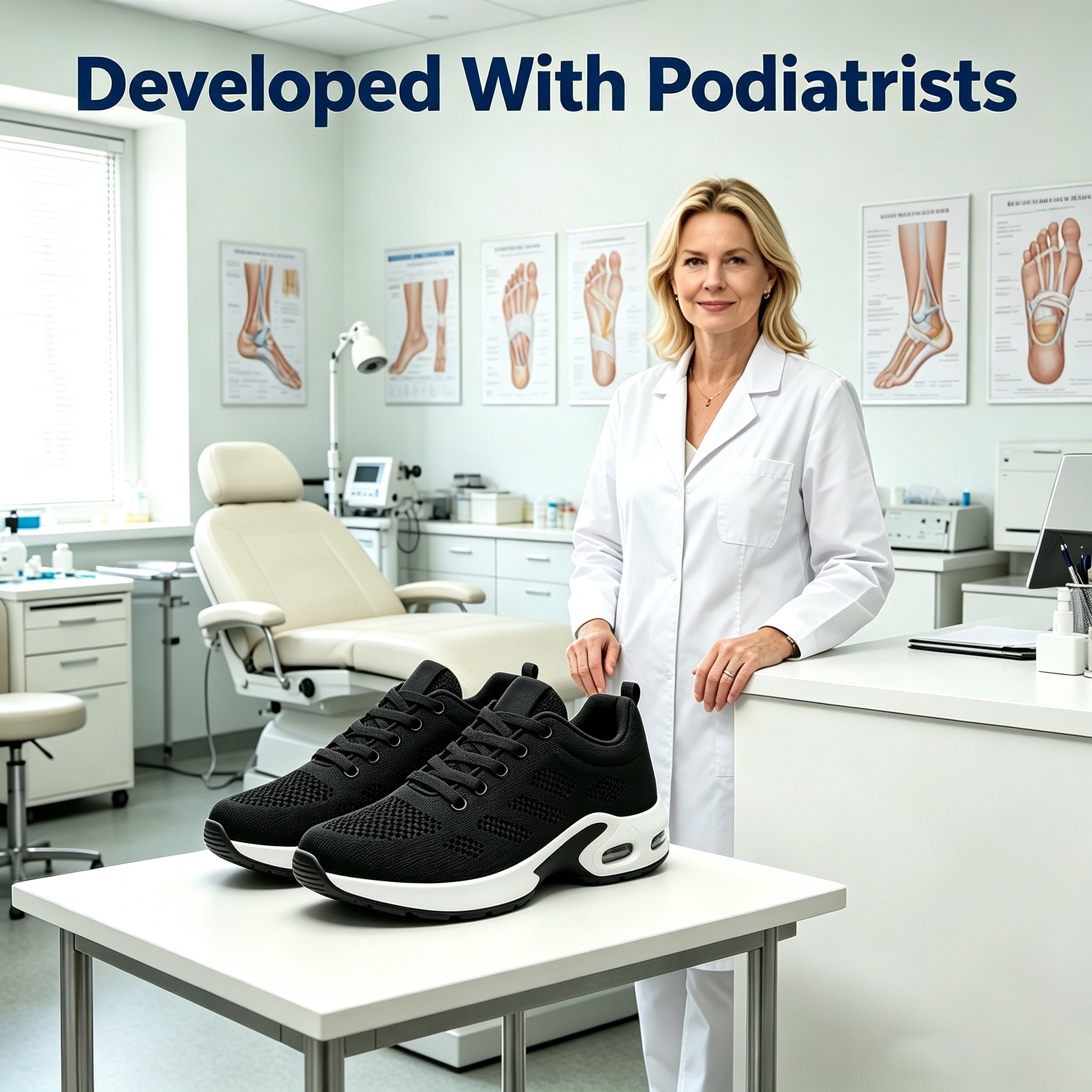 12-Hour Shift Shoes for All-Day Foot, Knee & Back Pain Relief