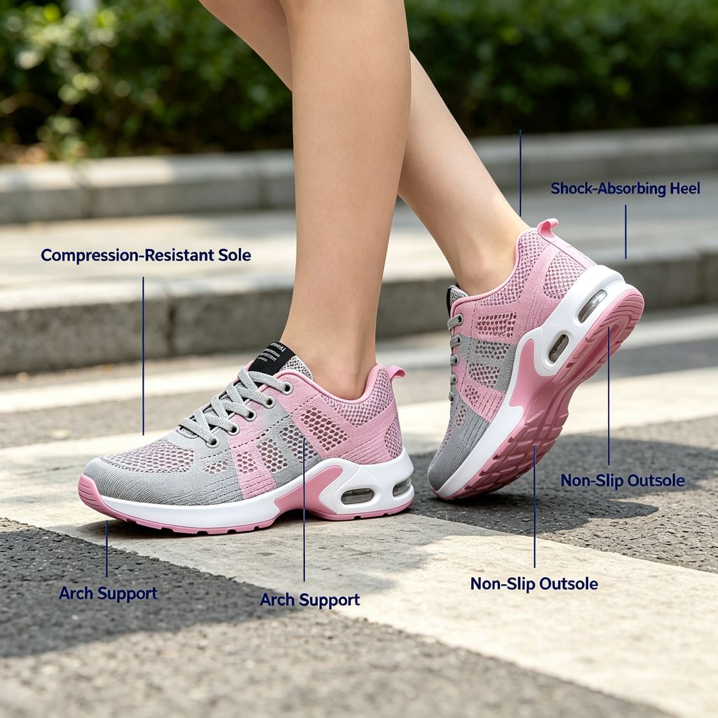 12-Hour Shift Shoes for All-Day Foot, Knee & Back Pain Relief