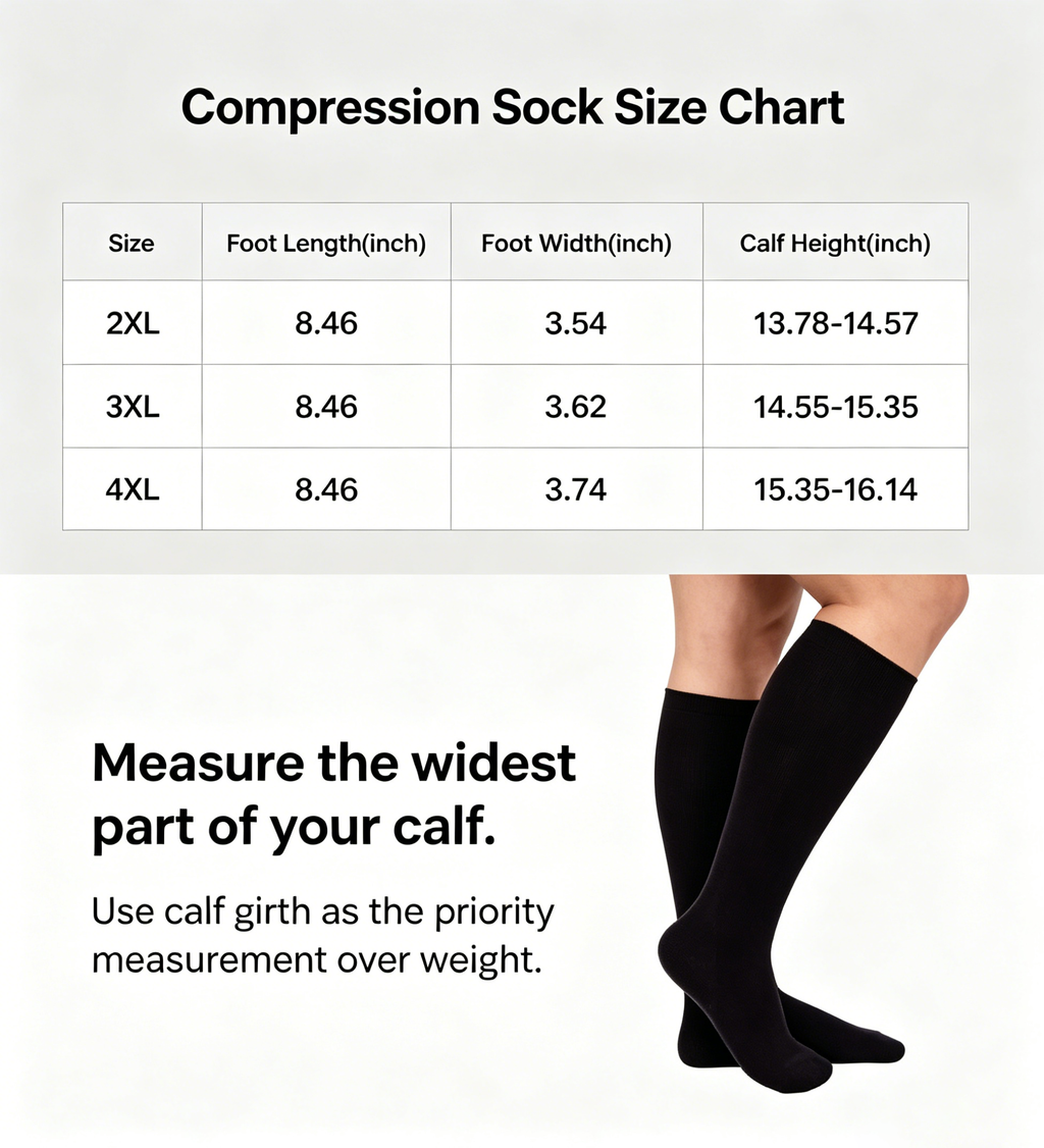 Original Wide Compression Socks