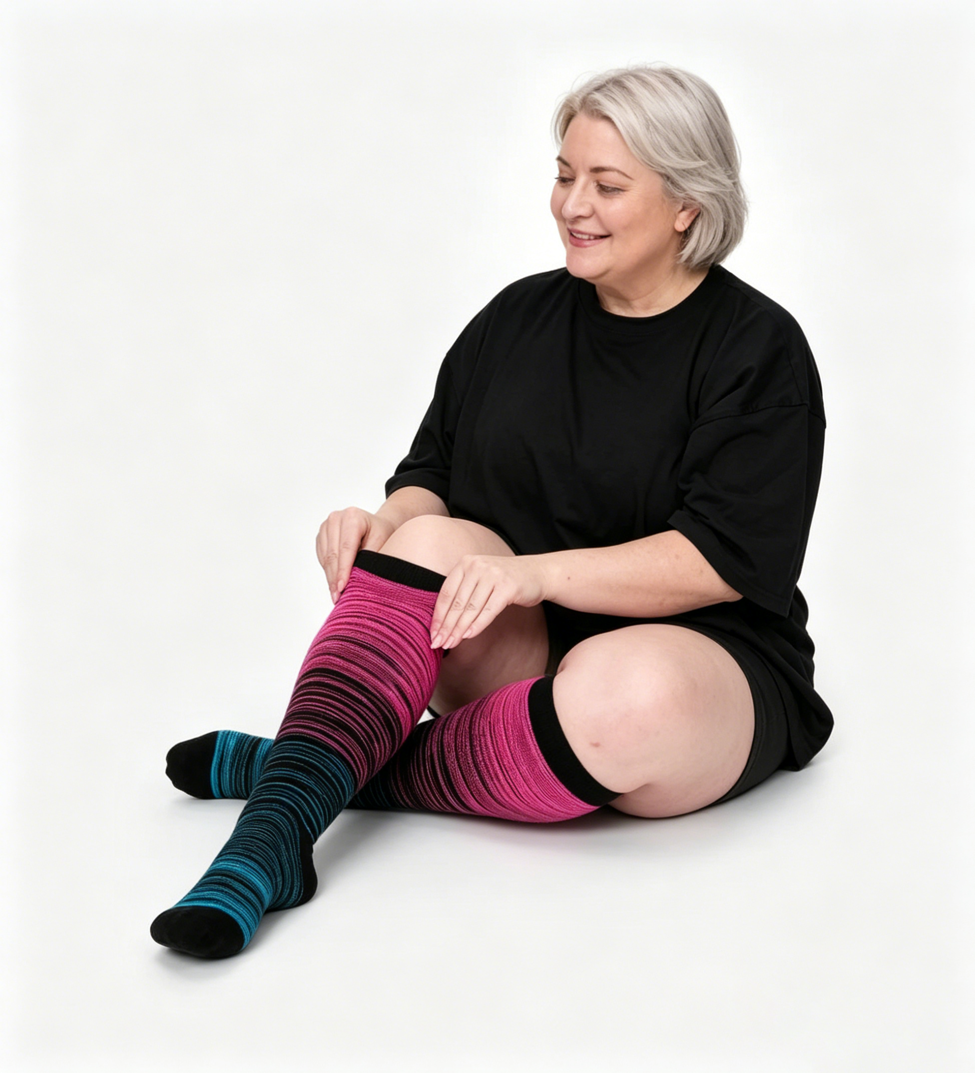 Stripes Compression Socks