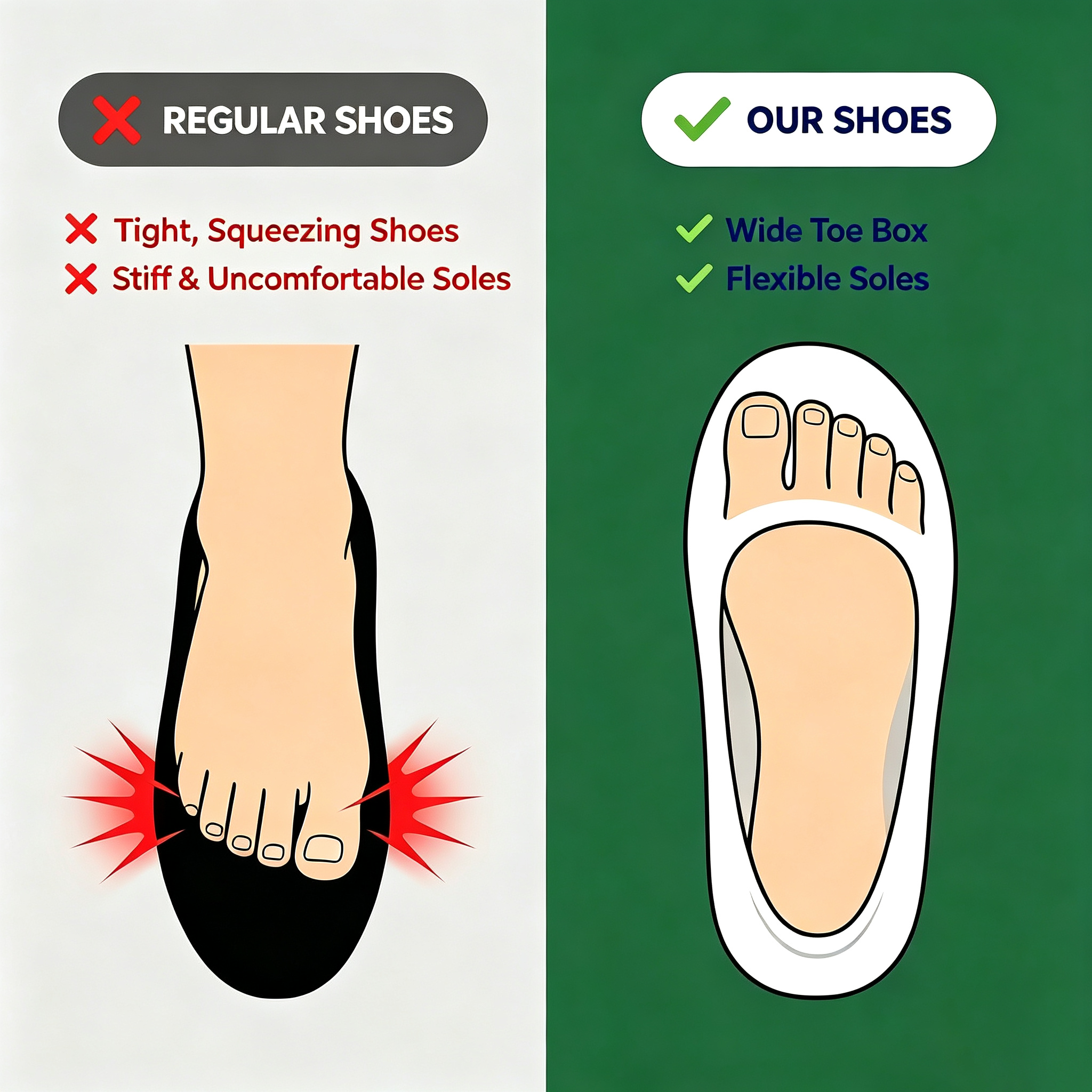 12-Hour Shift Shoes for All-Day Foot, Knee & Back Pain Relief
