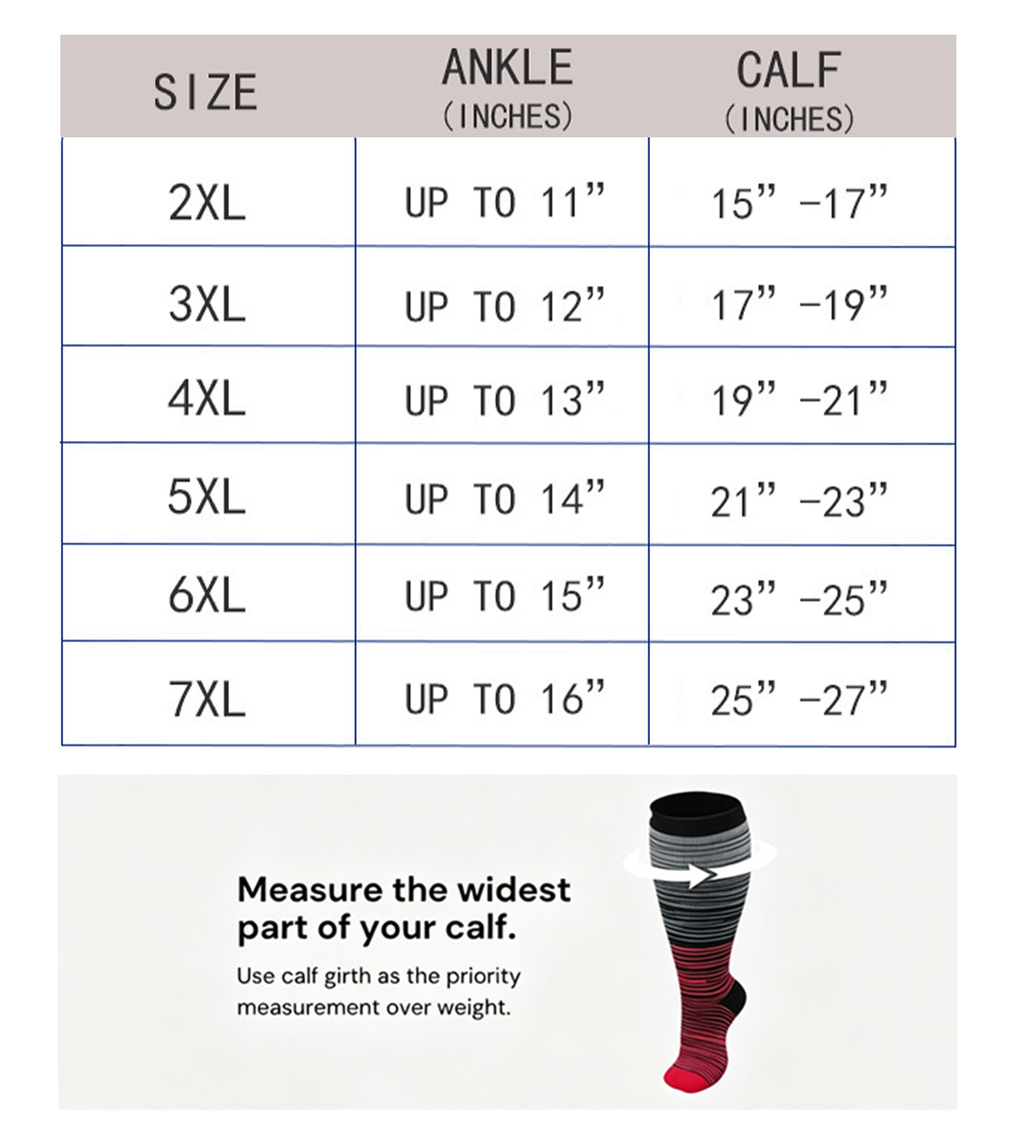 Stripes Compression Socks