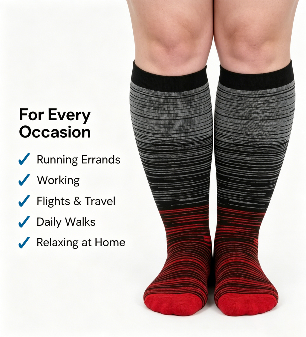 Stripes Compression Socks