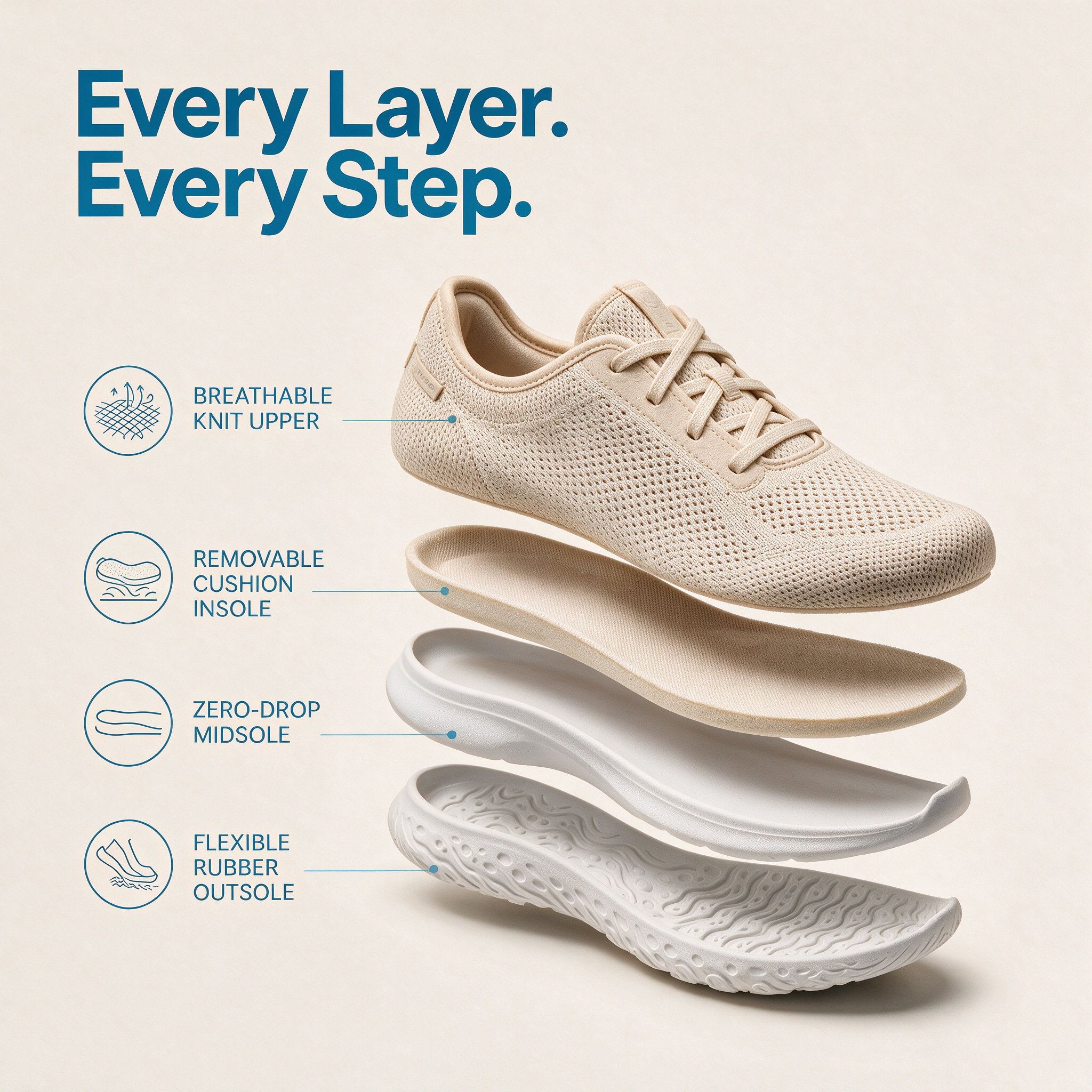 Wide-Toe Barefoot Sports Shoes for Men and Women