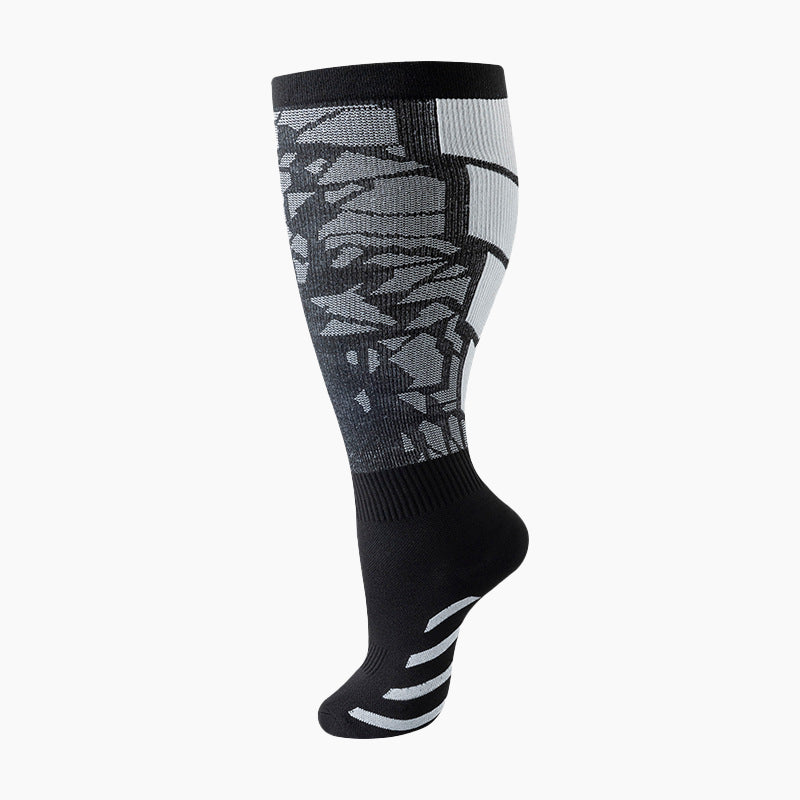 Plus-Size Compression Socks for Running and Fitness