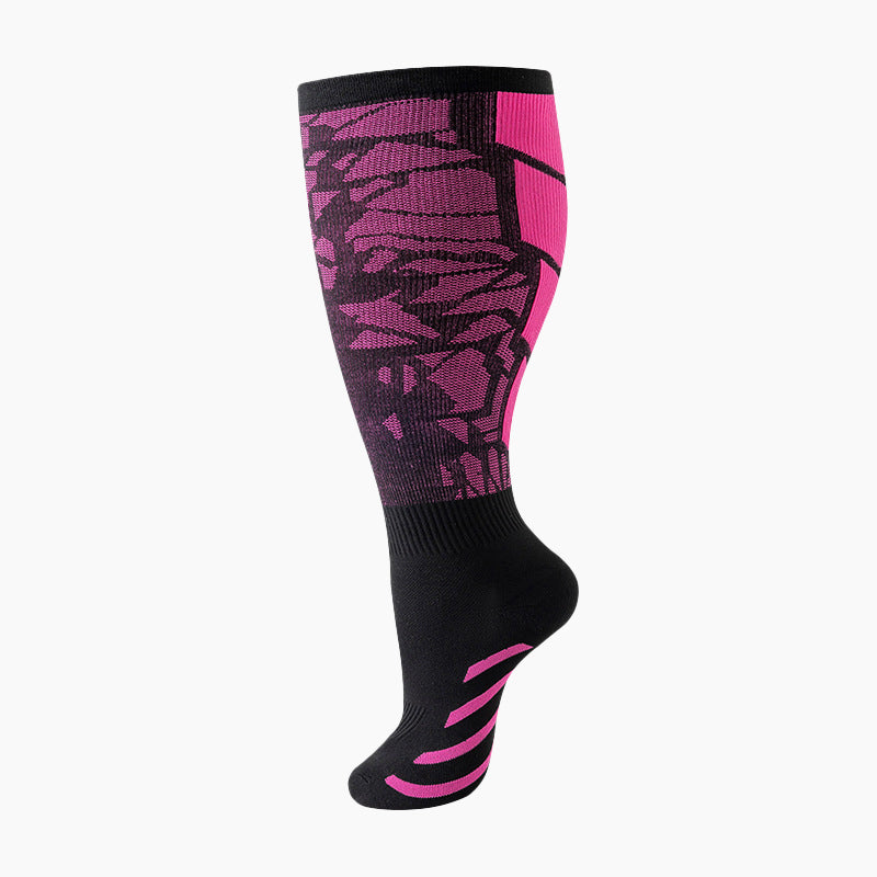 Plus-Size Compression Socks for Running and Fitness