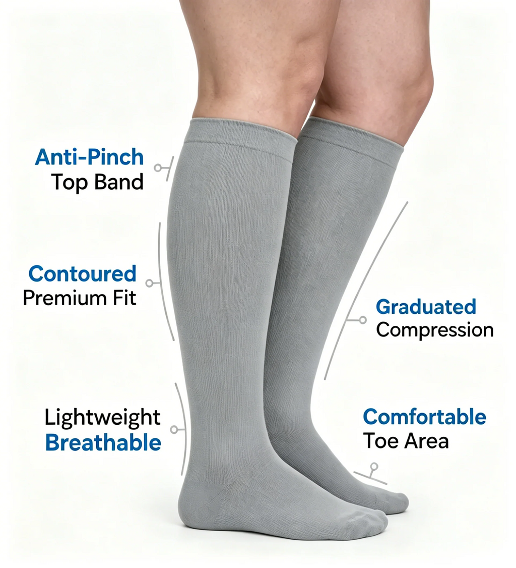 Wide Compression Socks