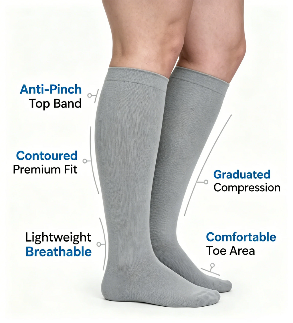 Wide Compression Socks